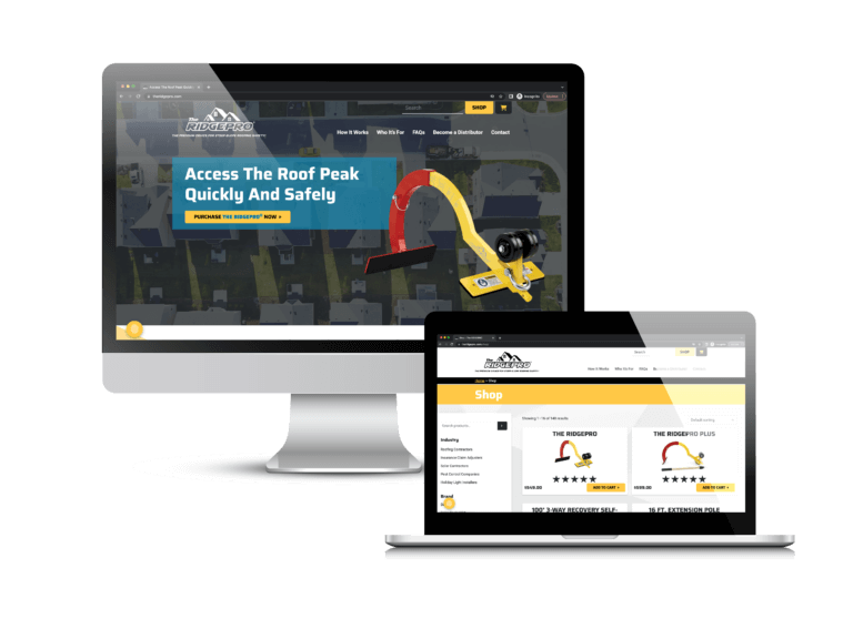 The RidgePro Custom eCommerce Website by Creare Web Solutions