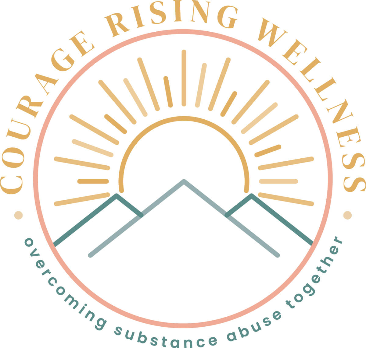 Courage Rising Wellness Logo